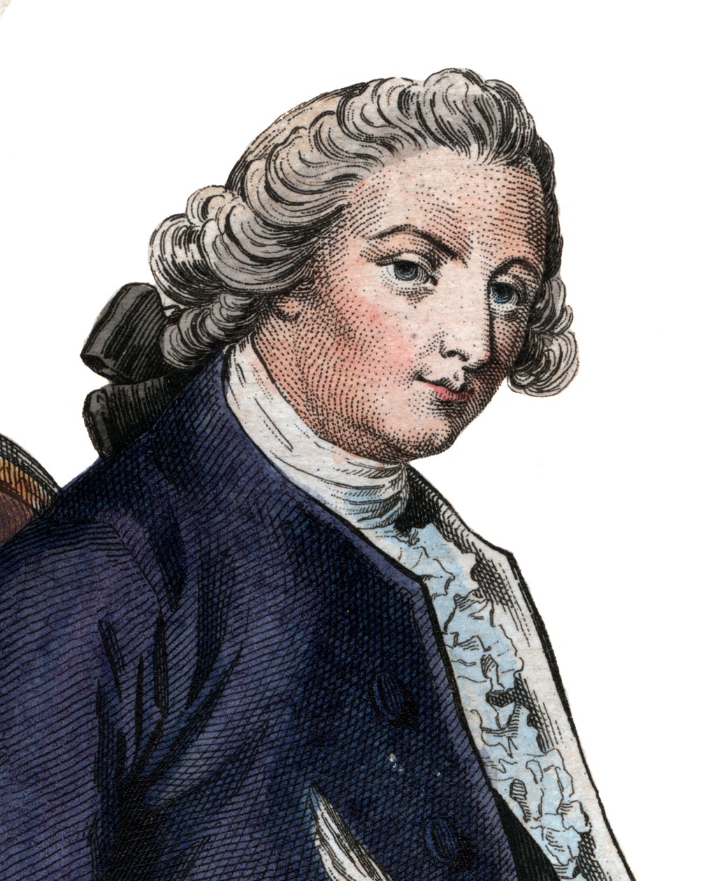 जीन बैप्टिस्ट लुई ग्रेसेट (1709-1777), फ्रेंच कवि और नाटककार के चित्र द्वारा फ्रेंच स्कूल