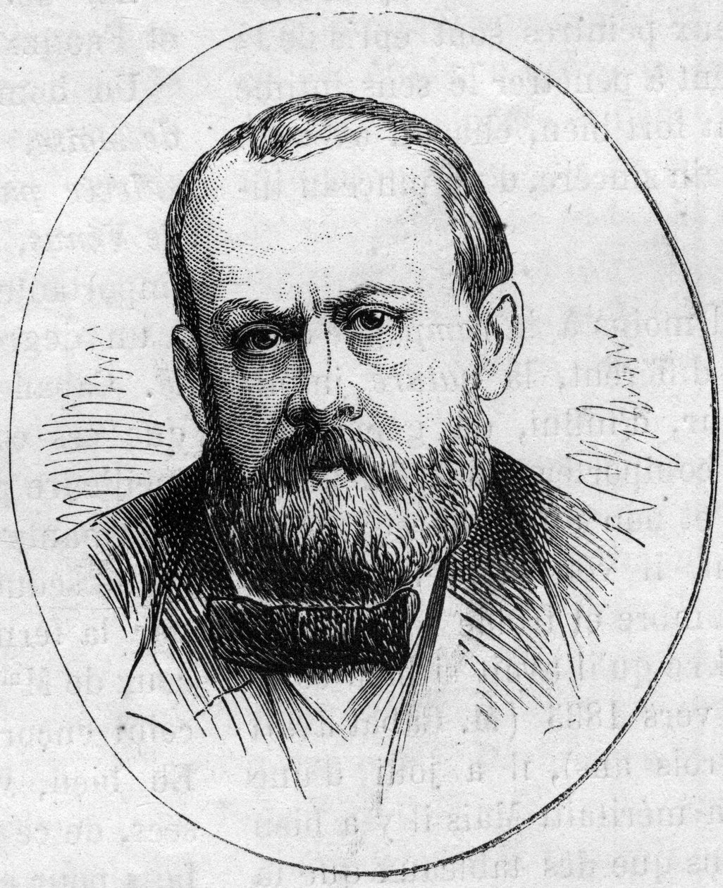 फ्रांसीसी मूर्तिकार जीन जोसेफ पेरौड (1819 / 1821-1876) का पोर्ट्रेट। 2 मई 1874 को "" ले मोंडे इलस्ट्रे "" n ° 890 में उत्कीर्णन। द्वारा फ्रेंच स्कूल