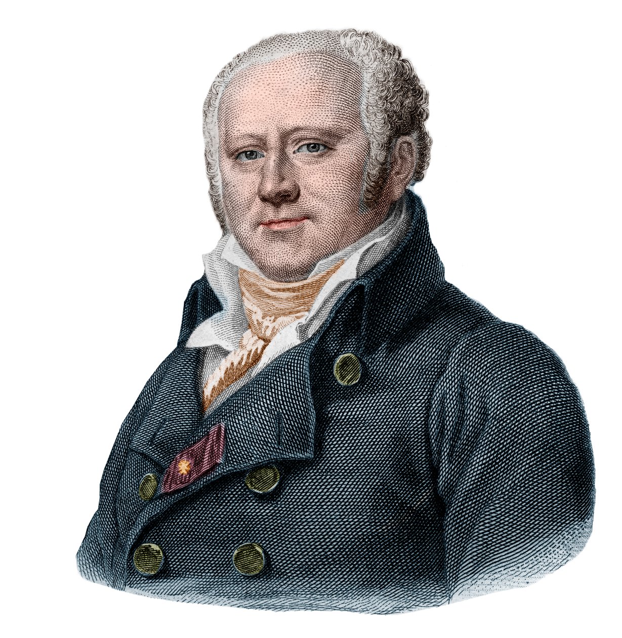 जीन निकोलस कोरविसर्ट (1755-1821), फ्रेंच चिकित्सक का चित्र। द्वारा फ्रेंच स्कूल