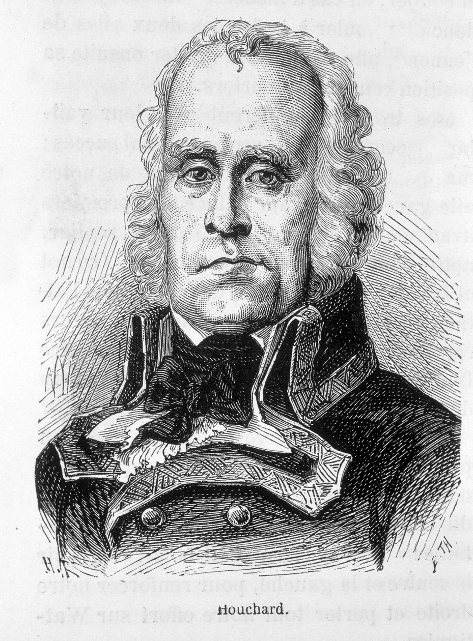 जीन निकोलस हाउचर्ड (1738 - 1793) का पोर्ट्रेट, फ्रांसीसी जनरल - हेनरी मार्टिन द्वारा "" ल'हिस्टोइरे डी फ्रांस "" में द्वारा फ्रेंच स्कूल