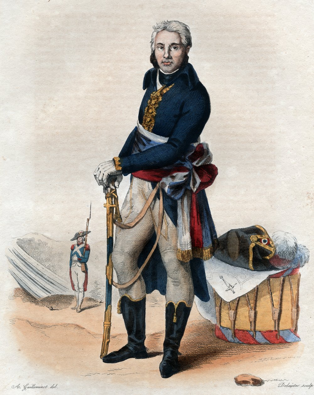 जीन विक्टर मोरे का पोर्ट्रेट (1763-1813), फ्रांसीसी जनरल। द्वारा फ्रेंच स्कूल