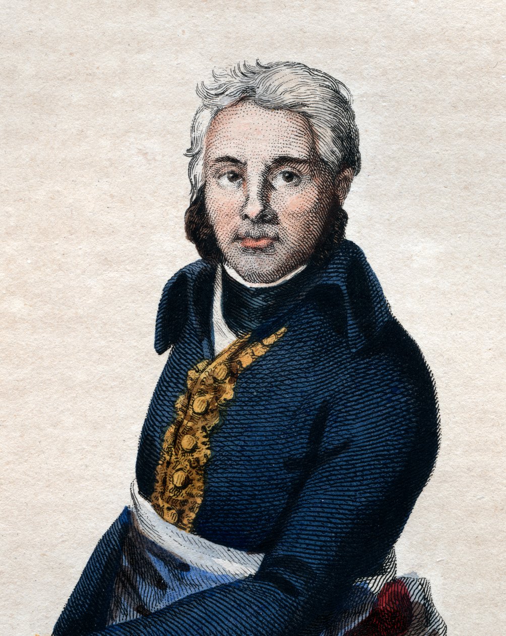 जीन विक्टर मोरे का पोर्ट्रेट (1763-1813), फ्रांसीसी जनरल। द्वारा फ्रेंच स्कूल