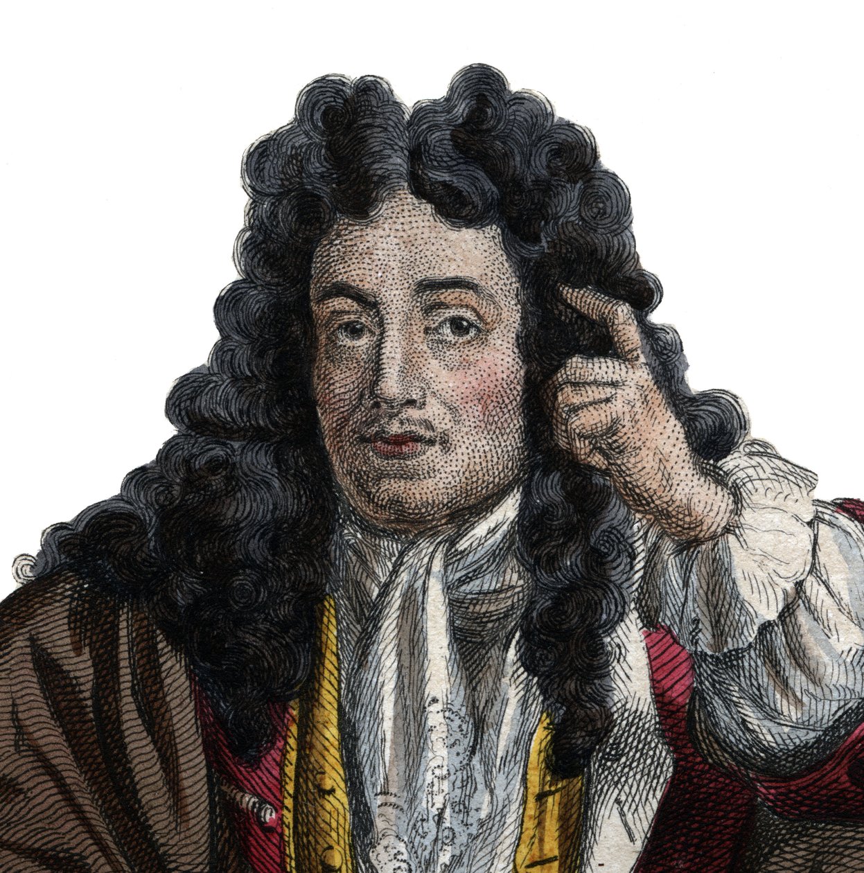 जीन डे ला ब्रुएरे (लैब्रुएरे) का पोर्ट्रेट (1645-1696) द्वारा फ्रेंच स्कूल