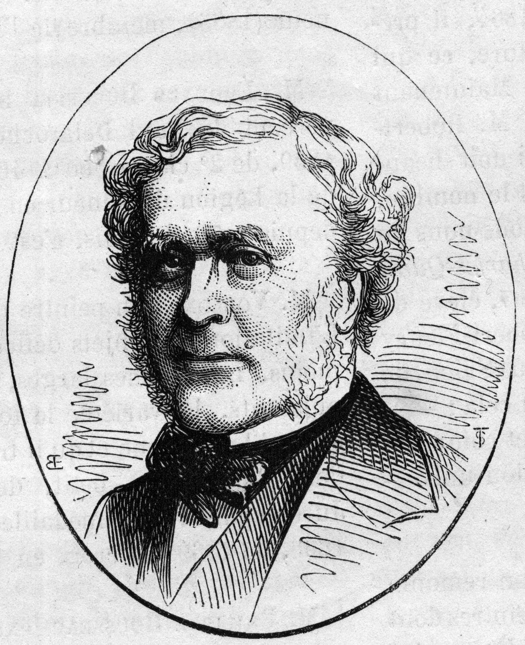 जोसेफ लुई डक (1802-1879), फ्रांसीसी वास्तुकार का पोर्ट्रेट। 2 मई 1874 को "" ले मोंडे इलस्ट्र्रे "" n ° 890 में उत्कीर्णन। द्वारा फ्रेंच स्कूल