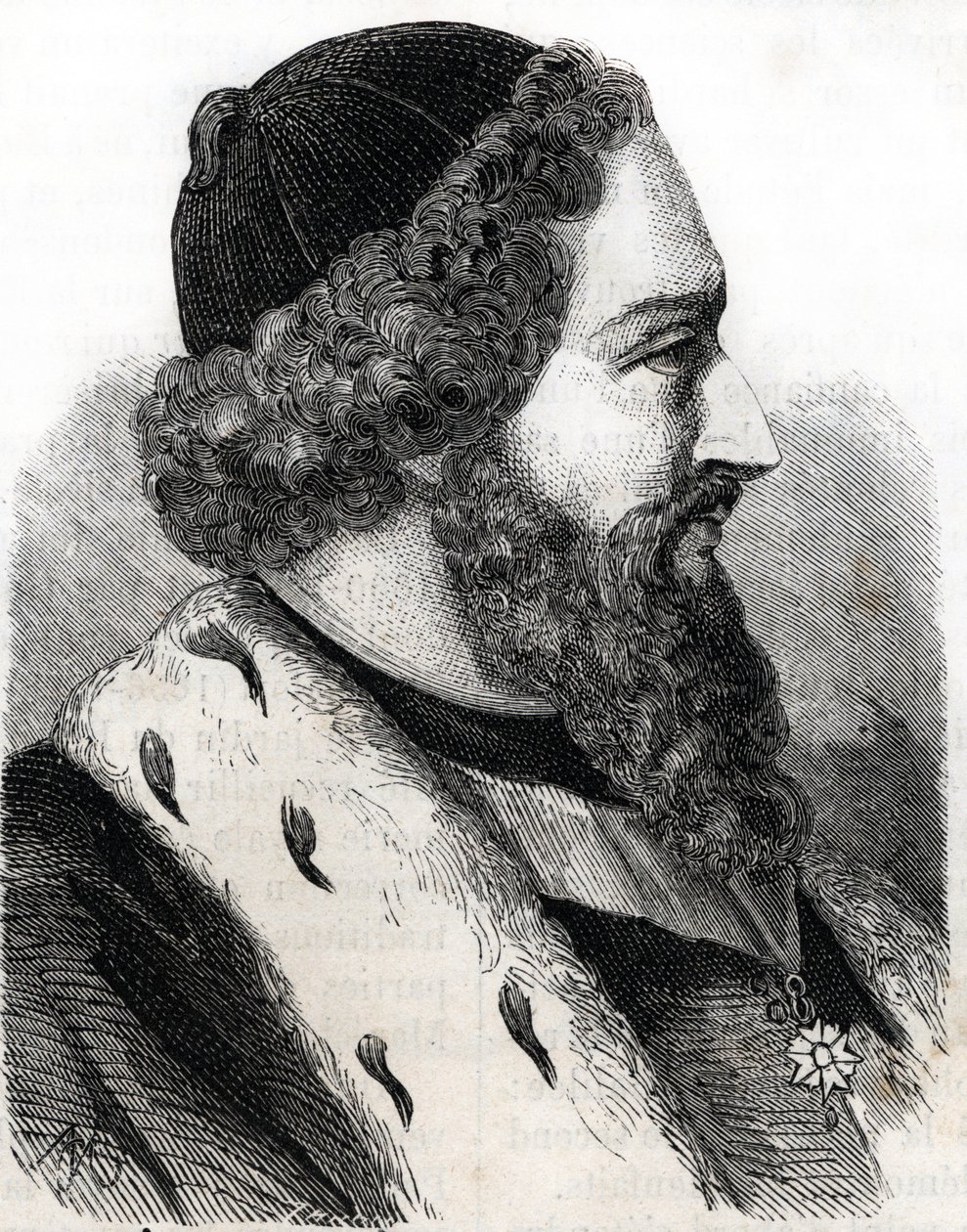 जोसेफ पिटन डी टूरनेफोर्ट का पोर्ट्रेट (1656-1708) (उत्कीर्णन) द्वारा फ्रेंच स्कूल