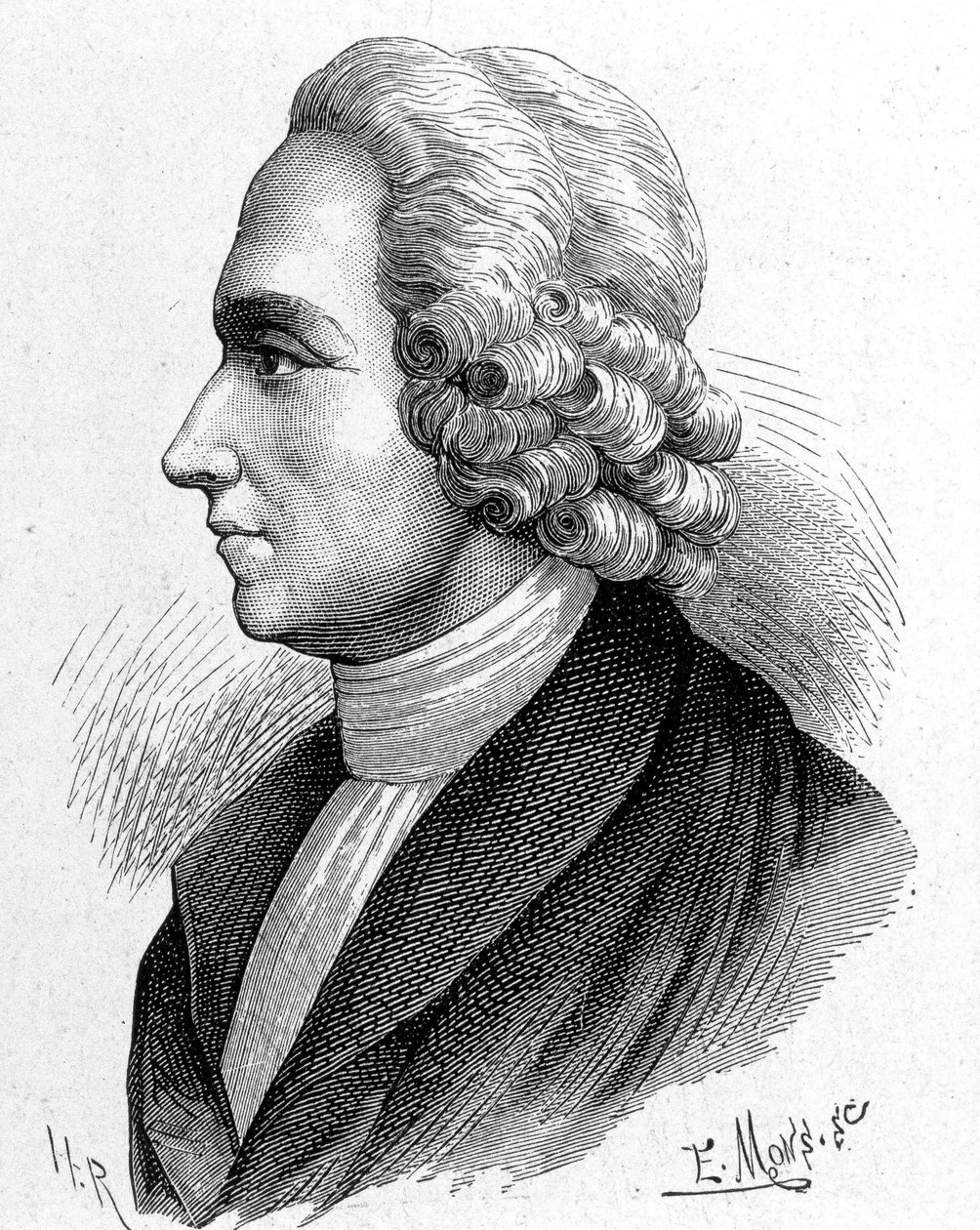 जोसेफ प्रीस्टले का पोर्ट्रेट (1733 - 1804), ब्रिटिश रसायनज्ञ और धर्मशास्त्री - "" एल्बम ऑफ साइंस में; प्रसिद्ध विद्वान; महान खोजें ”” ”1896। द्वारा फ्रेंच स्कूल