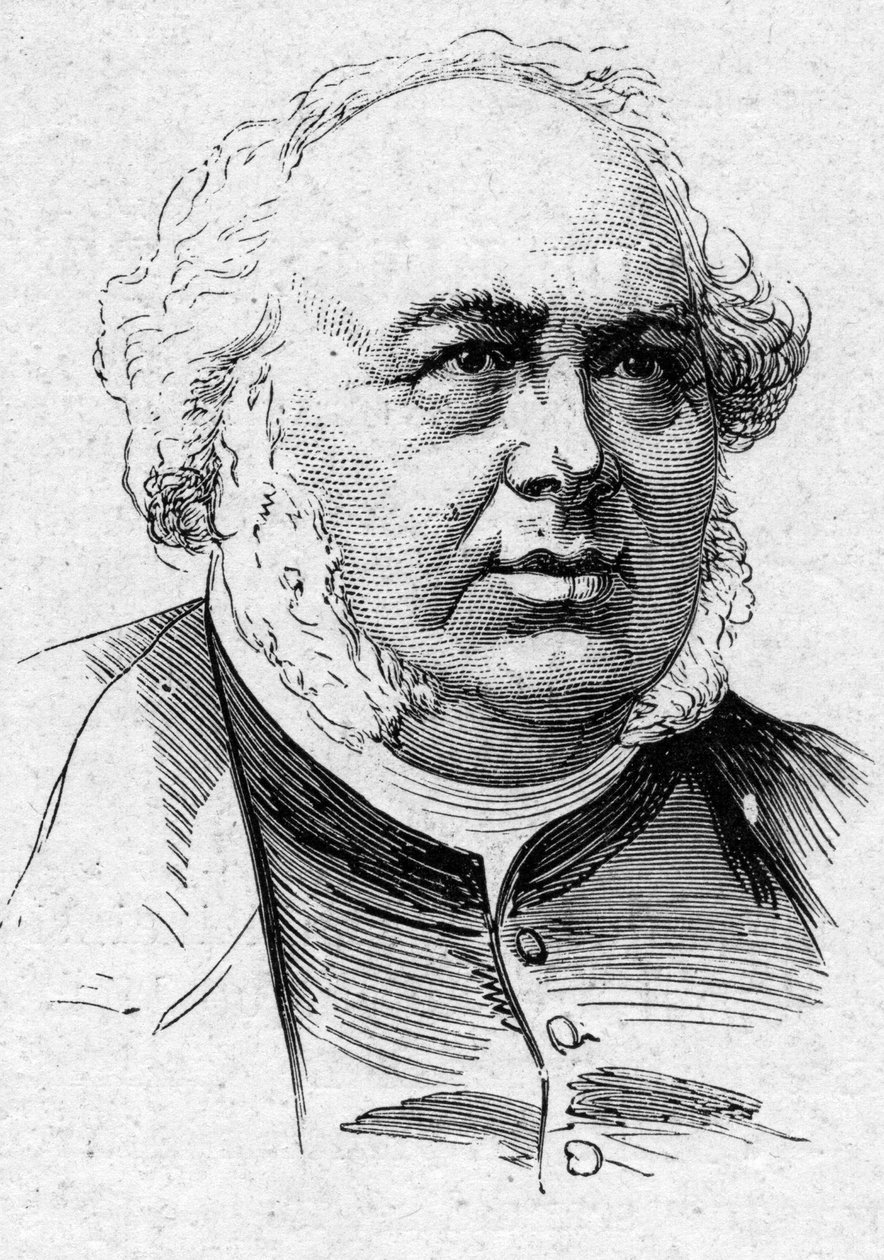 जूल्स जेनिन का पोर्ट्रेट (1804-1874), फ्रांसीसी उपन्यासकार, आलोचक और शिक्षाविद। 14 मार्च 1874 के "" ले मोंडे इलस्ट्र्रे "" एन ° 883 में उत्कीर्णन। द्वारा फ्रेंच स्कूल