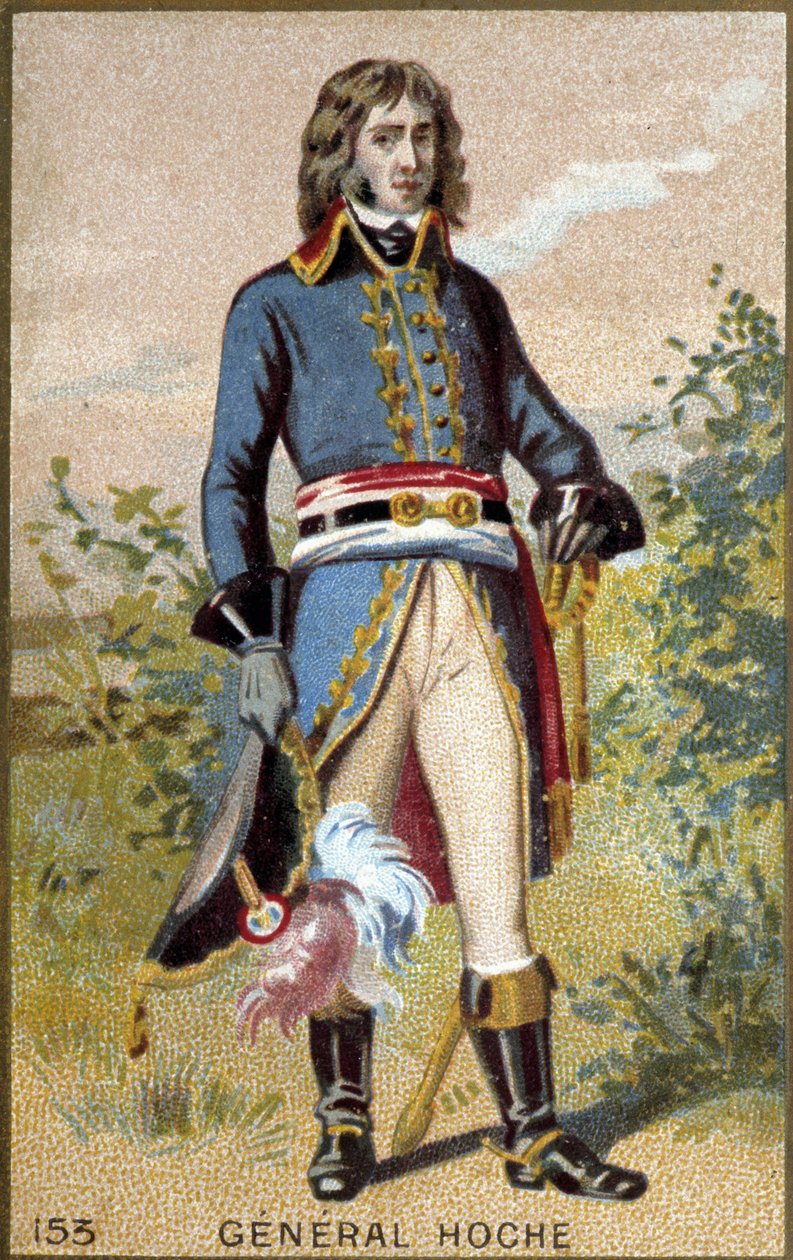 लज़ारे लुई होचे का पोर्ट्रेट (1768-1797), फ्रांसीसी जनरल। द्वारा फ्रेंच स्कूल