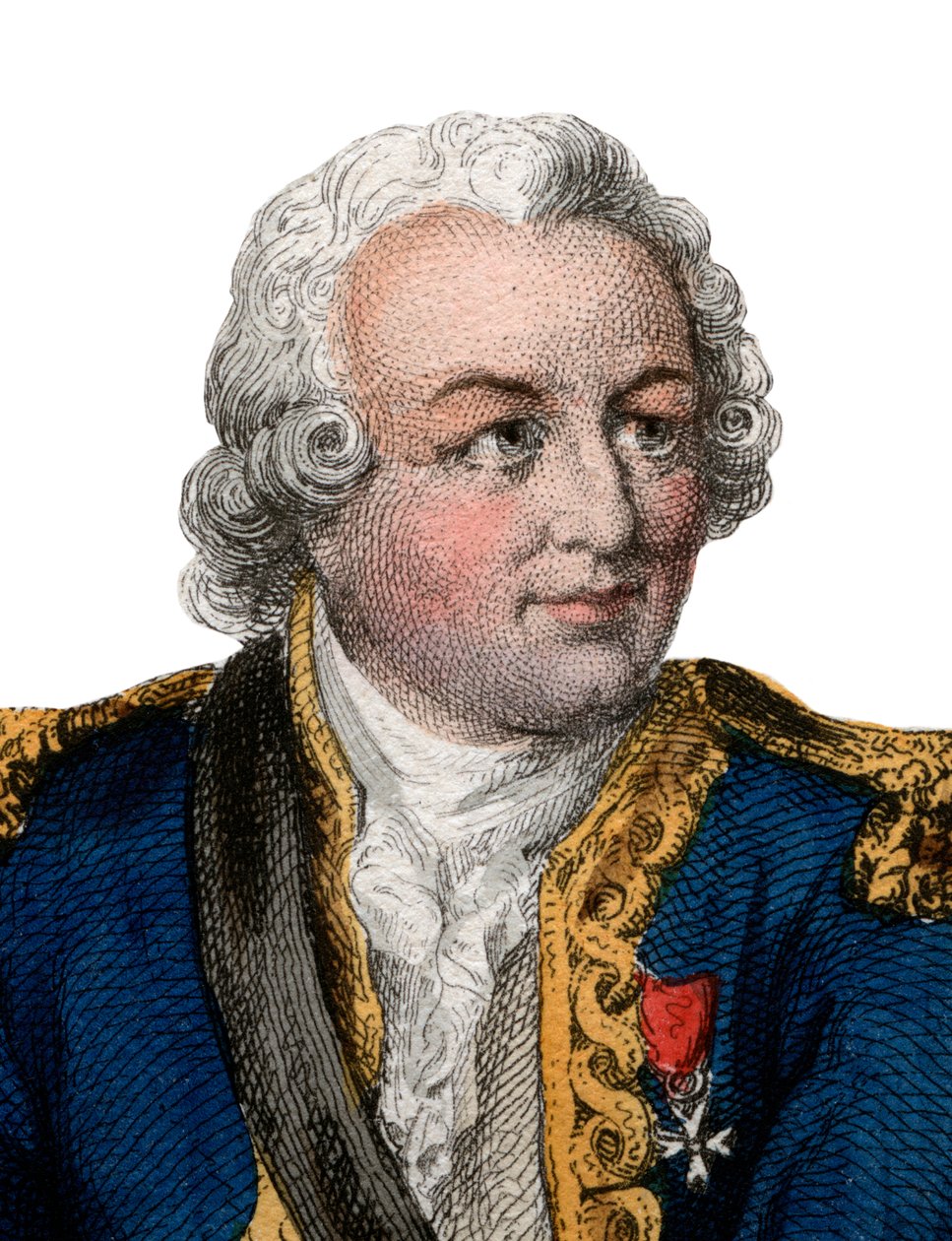 लुई एंटोनी का चित्रण, कॉम्टे डी बूगेंविले (1729-1811), फ्रांसीसी एडमिरल और खोजकर्ता। द्वारा फ्रेंच स्कूल