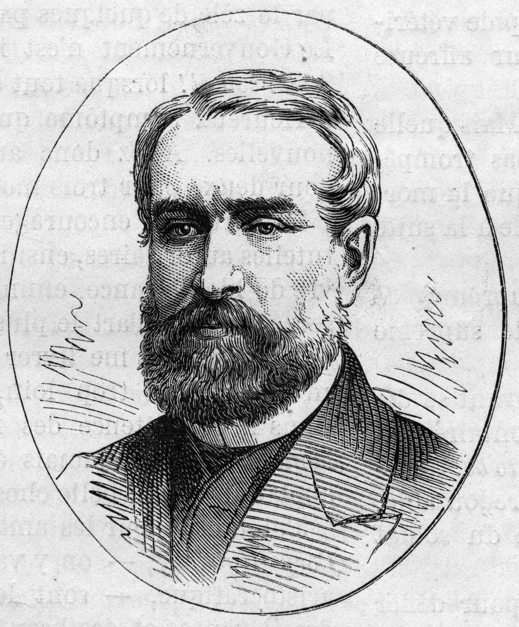 लुई काबट का पोर्ट्रेट (1812-1893), फ्रांसीसी चित्रकार। 2 मई 1874 को "" ले मोंडे इलस्ट्रे "" n ° 890 में उत्कीर्णन। द्वारा फ्रेंच स्कूल