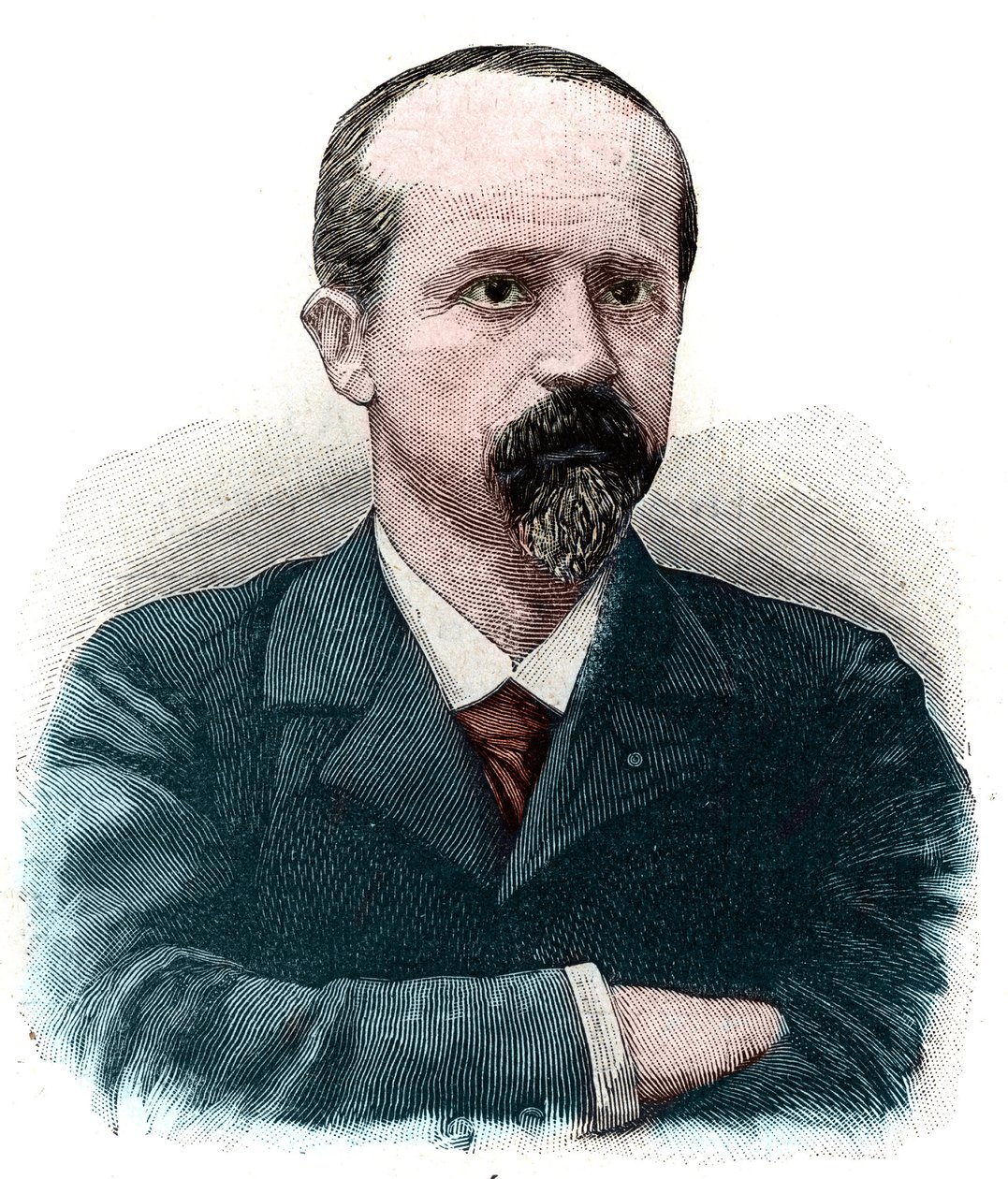 लुई जीन बैप्टिस्ट लेपिन (1846 -1933) का पोर्ट्रेट फ्रांसीसी वकील और लेपिन प्रतियोगिता के राजनेता आविष्कारक। द्वारा फ्रेंच स्कूल