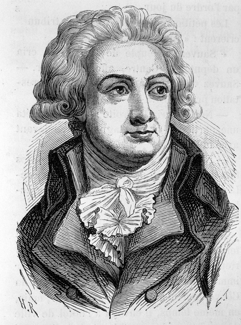 मैरी जीन हेरॉल्ट डी सेशेल्स (1759-1794) का पोर्ट्रेट, फ्रांसीसी राजनीतिज्ञ - हेनरी मार्टिन द्वारा "ल'हिस्टोइरे डी फ्रांस" में द्वारा फ्रेंच स्कूल