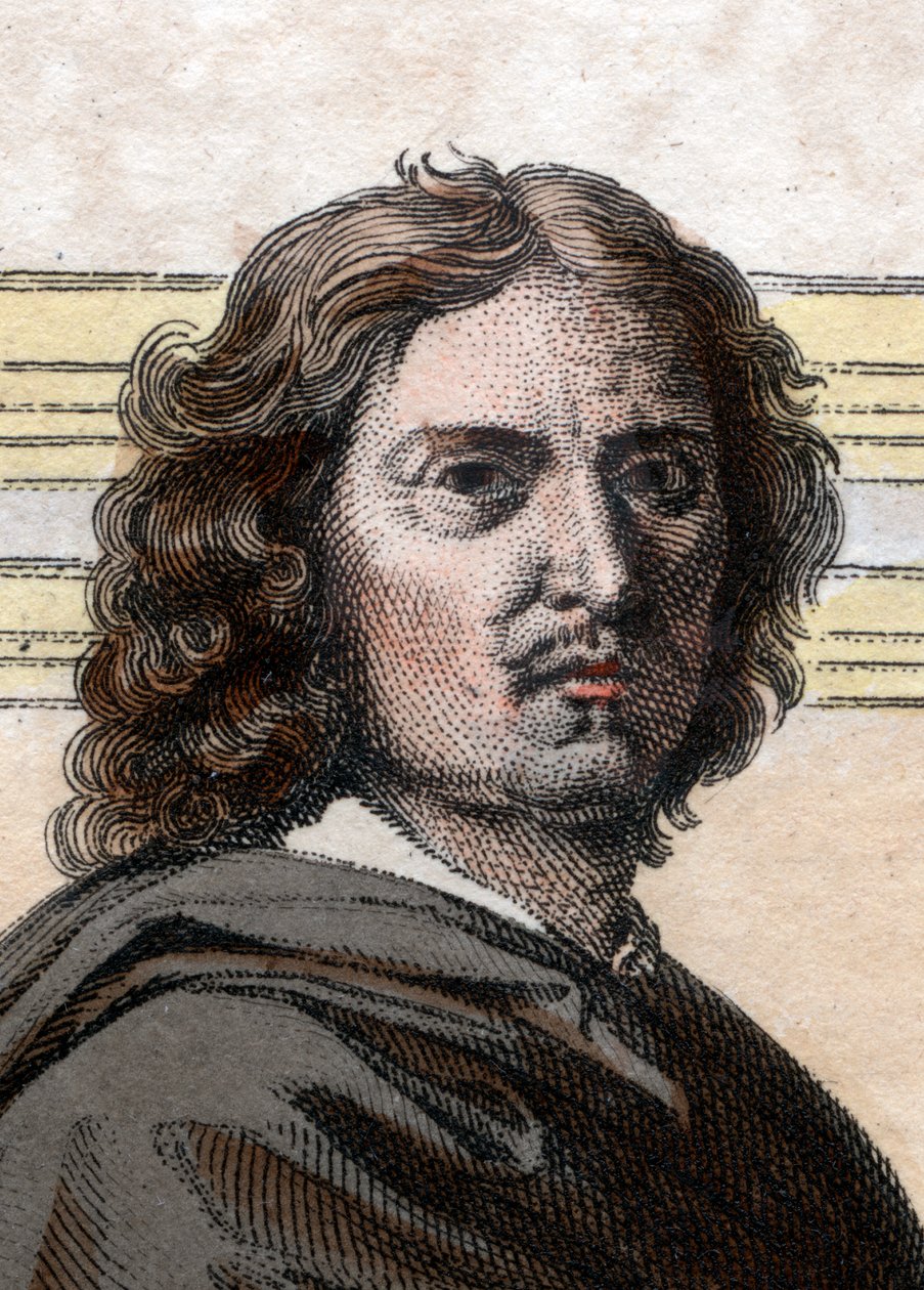 पोर्टो ऑफ़ निकोलस पुपसीन (1594-1665), फ्रांसीसी चित्रकार द्वारा फ्रेंच स्कूल