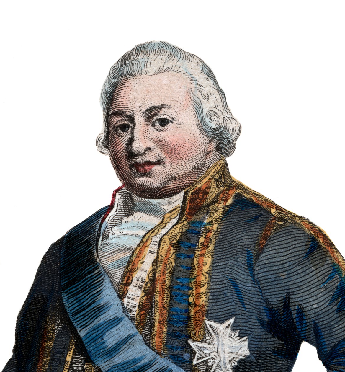 सैंट ट्रोपेज़ के पियरे आंद्रे डे सफ़रन का पोर्ट्रेट, सफ़्रेन (1729-1788), फ्रेंच एडमिरल की ज़मानत। द्वारा फ्रेंच स्कूल