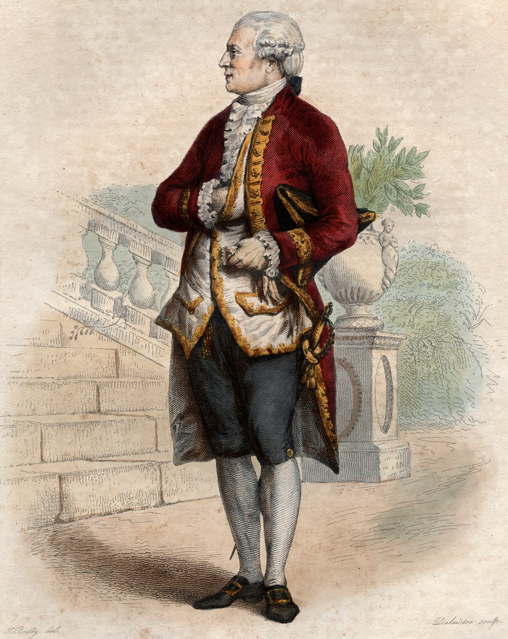पियरे ऑगस्टिन कैरन डी बेउमार्चिस (1732-1799), फ्रेंच घड़ीसाज़, आविष्कारक, संगीतकार, राजनयिक और लेखक के चित्र। द्वारा फ्रेंच स्कूल