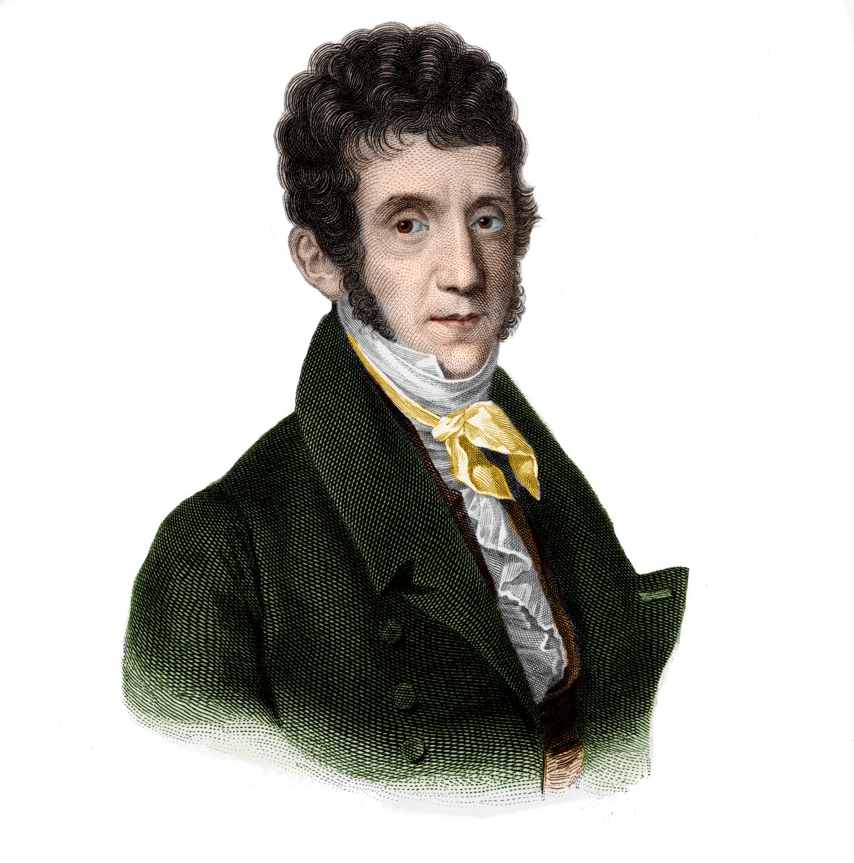 पियरे बालगुरी (1779-1825) वाइन व्यापारी का पोर्ट्रेट। द्वारा फ्रेंच स्कूल