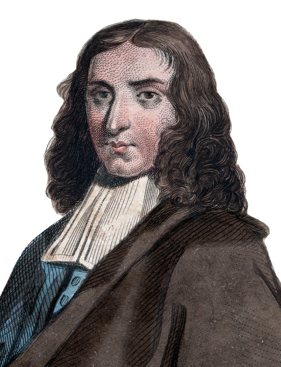 पियरे बेले (1647-1706), फ्रेंच दार्शनिक और लेखक के चित्र। द्वारा फ्रेंच स्कूल