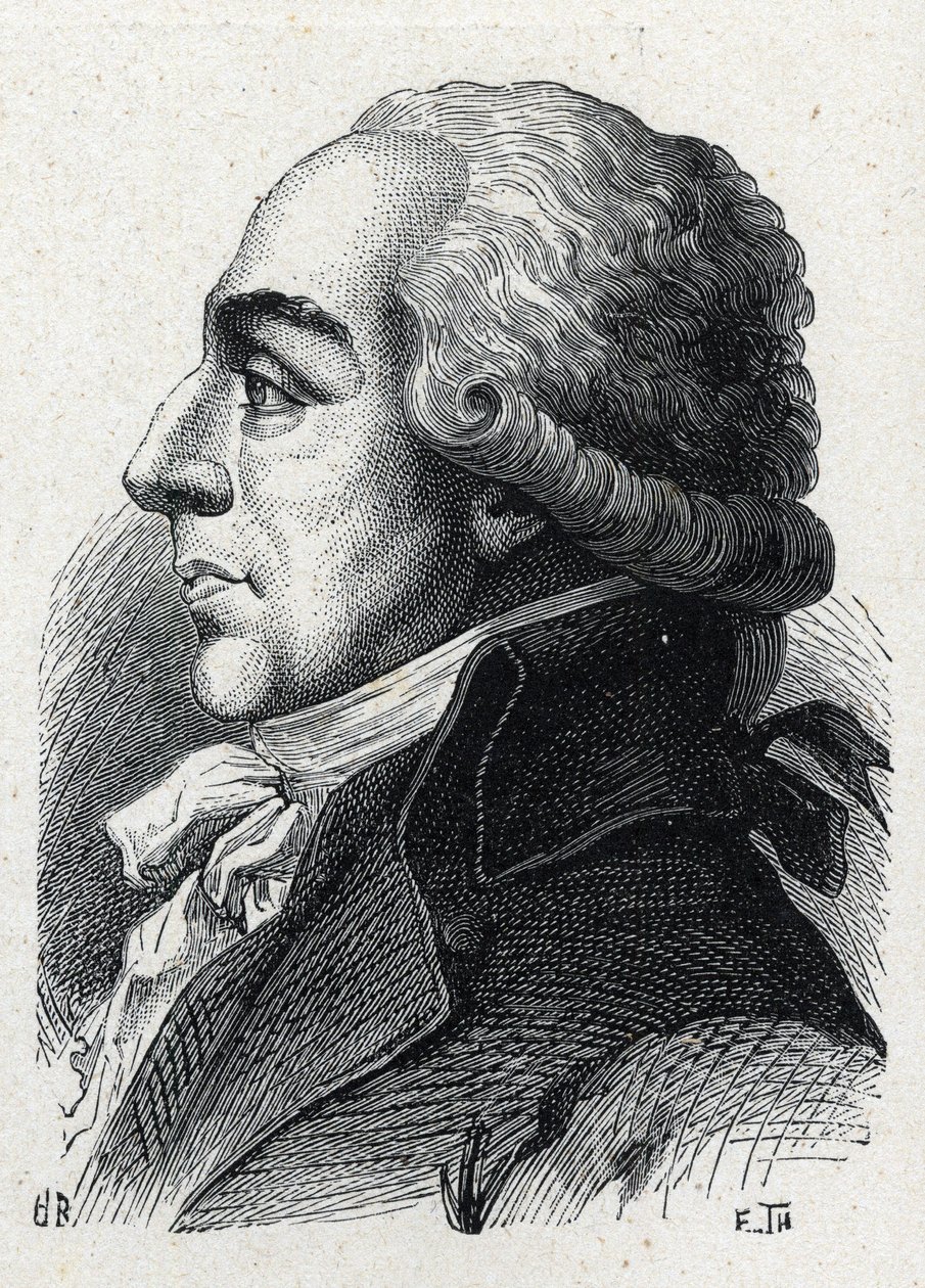 पियरे लुई रोएडरर (1754-1835) का पोर्ट्रेट फ्रांसीसी वकील और राजनीतिज्ञ। १८८९ से उत्कीर्णन। निजी संग्रह। द्वारा फ्रेंच स्कूल