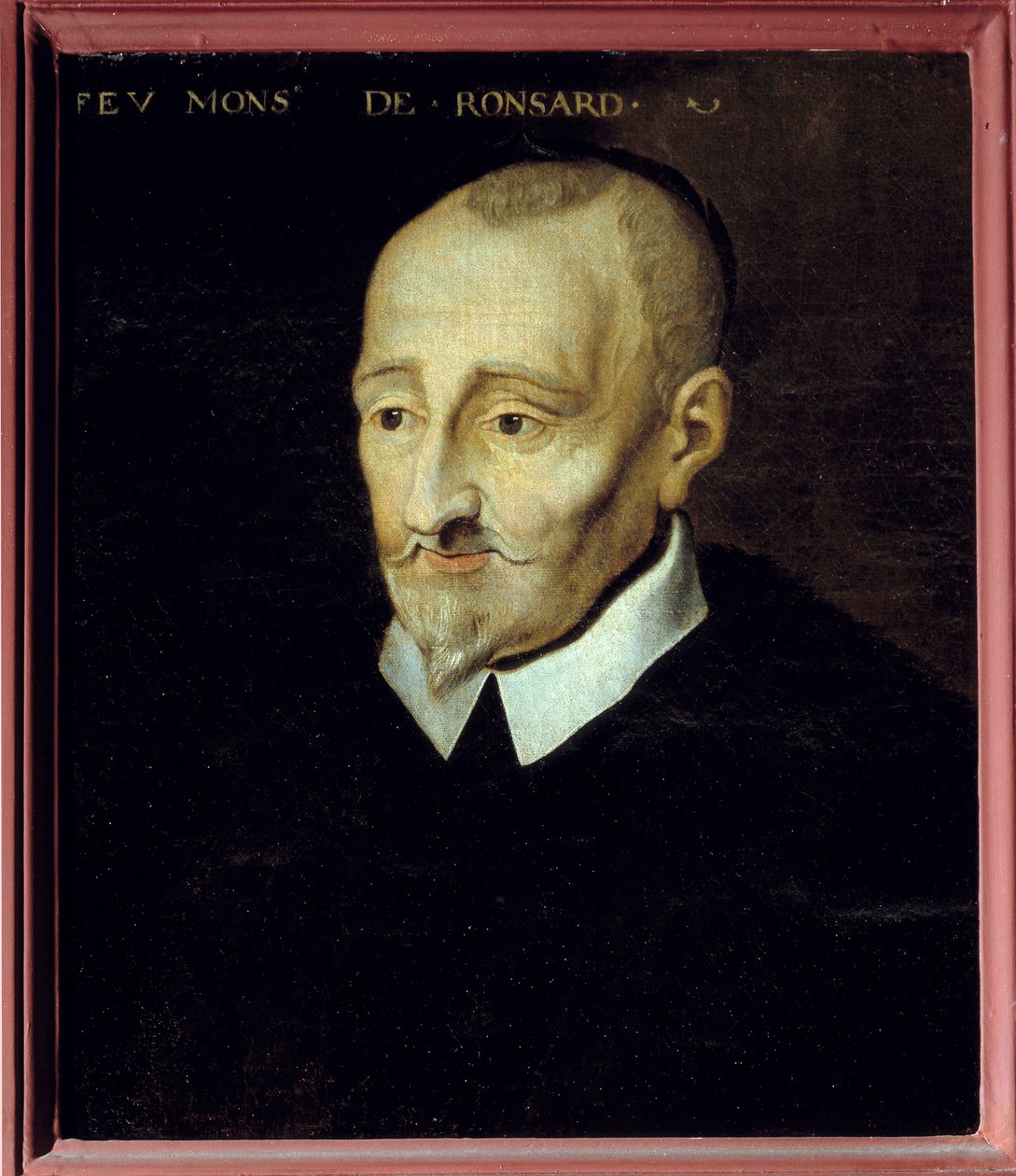 पियरे डी रोंसर्ड (1524-1585) का पोर्ट्रेट, फ्रांसीसी कवि, 18 वीं शताब्दी की अनाम पेंटिंग। ब्लोइस संग्रहालय। द्वारा फ्रेंच स्कूल