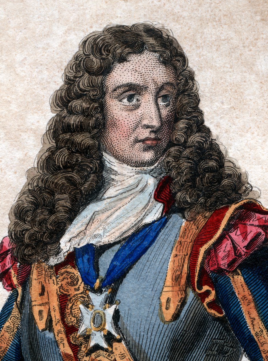 Rene Duguay Trouin (Rene Trouin du Gue बुलाया) (1673-1736), फ्रेंच कोर्सोर का चित्र द्वारा फ्रेंच स्कूल