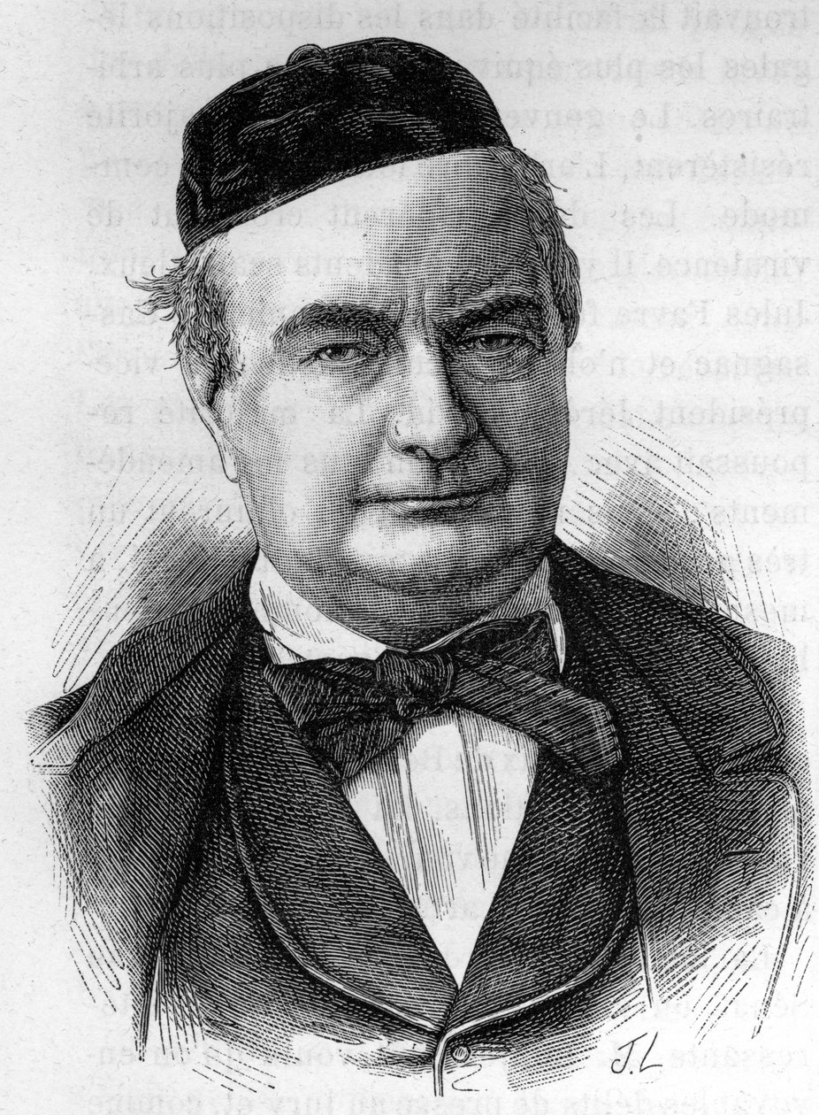 सेंट बेउवे का पोर्ट्रेट (1804 - 1869) (सैंटे-बेउवे) फ्रांसीसी लेखक - हेनरी मार्टिन द्वारा "" ल'हिस्टोइरे डी फ्रांस "" में द्वारा फ्रेंच स्कूल