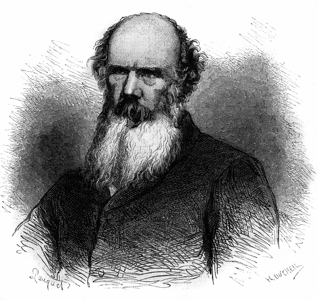 सैमुअल चार्टर्स मैकफर्सन (1806-1860), ब्रिटिश सैनिक और राजनीतिज्ञ का पोर्ट्रेट। 1868 से उत्कीर्णन। द्वारा फ्रेंच स्कूल