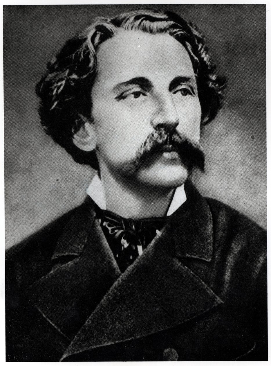 स्टीफन मल्लेर्म का चित्रण (1842-98), c.1873 द्वारा फ्रेंच स्कूल