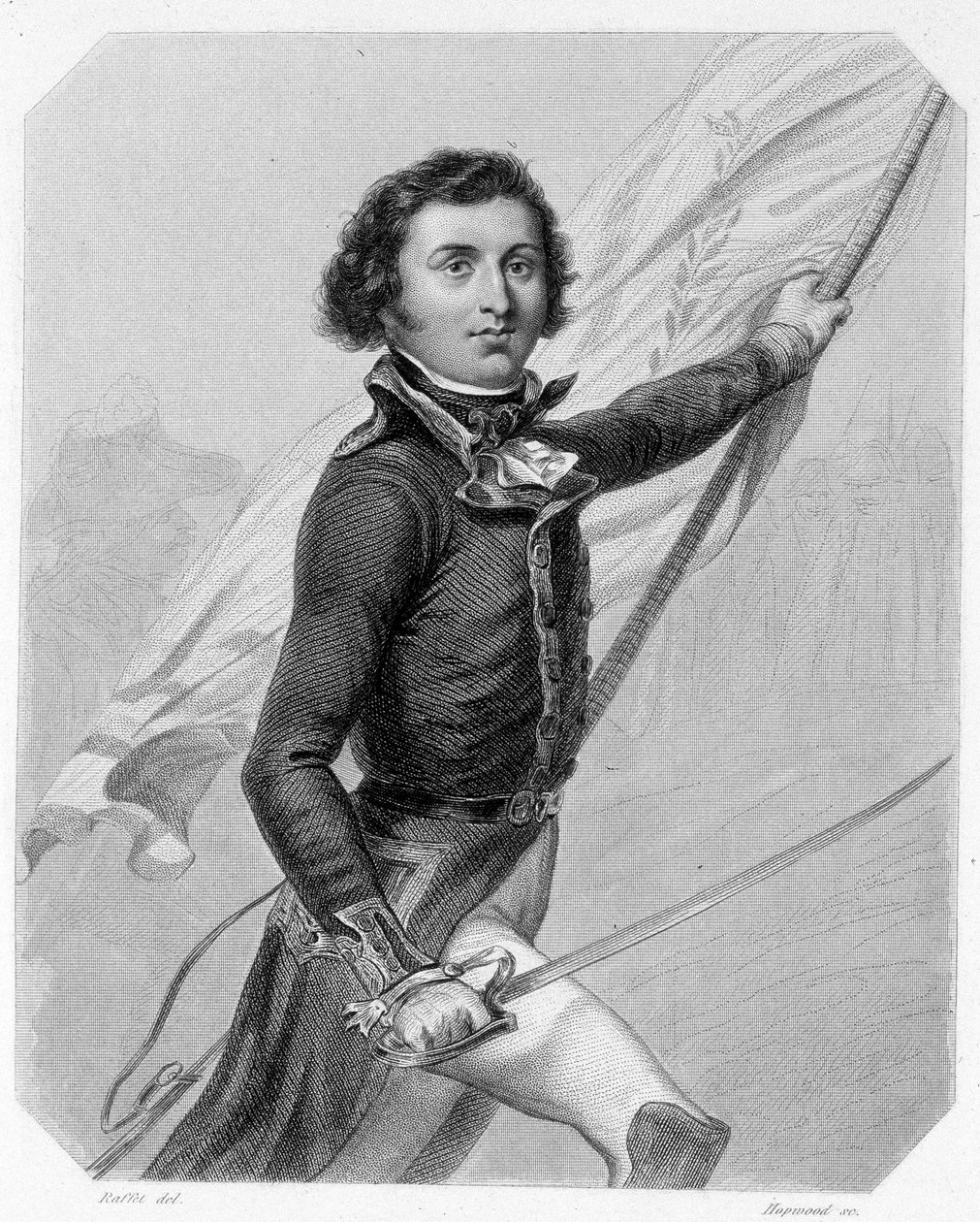 ड्यूक ऑफ चार्टर्स और ऑरलियन्स का पोर्ट्रेट, जो लुई-फिलिप I (1773-1850), फ्रांसीसी के राजा बने। ल'हिस्टोइरे डेस गिरोंडिन्स पार लैमार्टिन में द्वारा फ्रेंच स्कूल