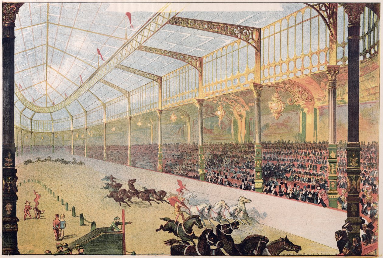 Hippodrome de l&39;Alma का पोस्टर द्वारा फ्रेंच स्कूल