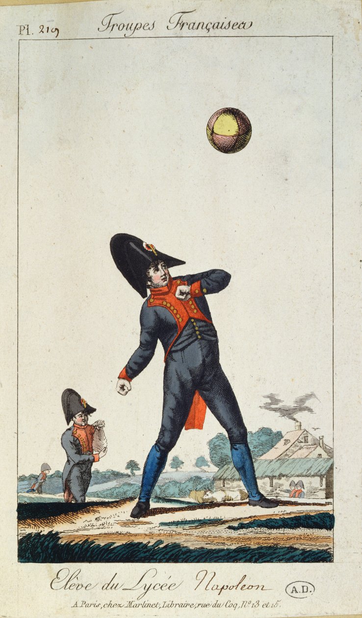 लिसे नेपोलियन से प्यूपिल, ट्रूपेस फ्रैंकेज से, c.1805 द्वारा फ्रेंच स्कूल