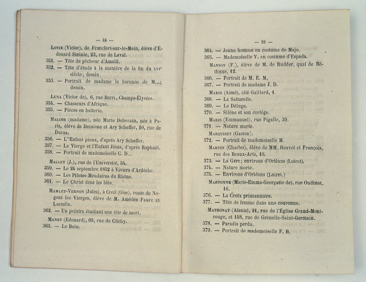 सैलून डेस ने मनाट्स बाथ (हर्ब पर दोपहर का भोजन) 1863 के लिए कैटलॉग प्रविष्टि को मना कर दिया द्वारा फ्रेंच स्कूल