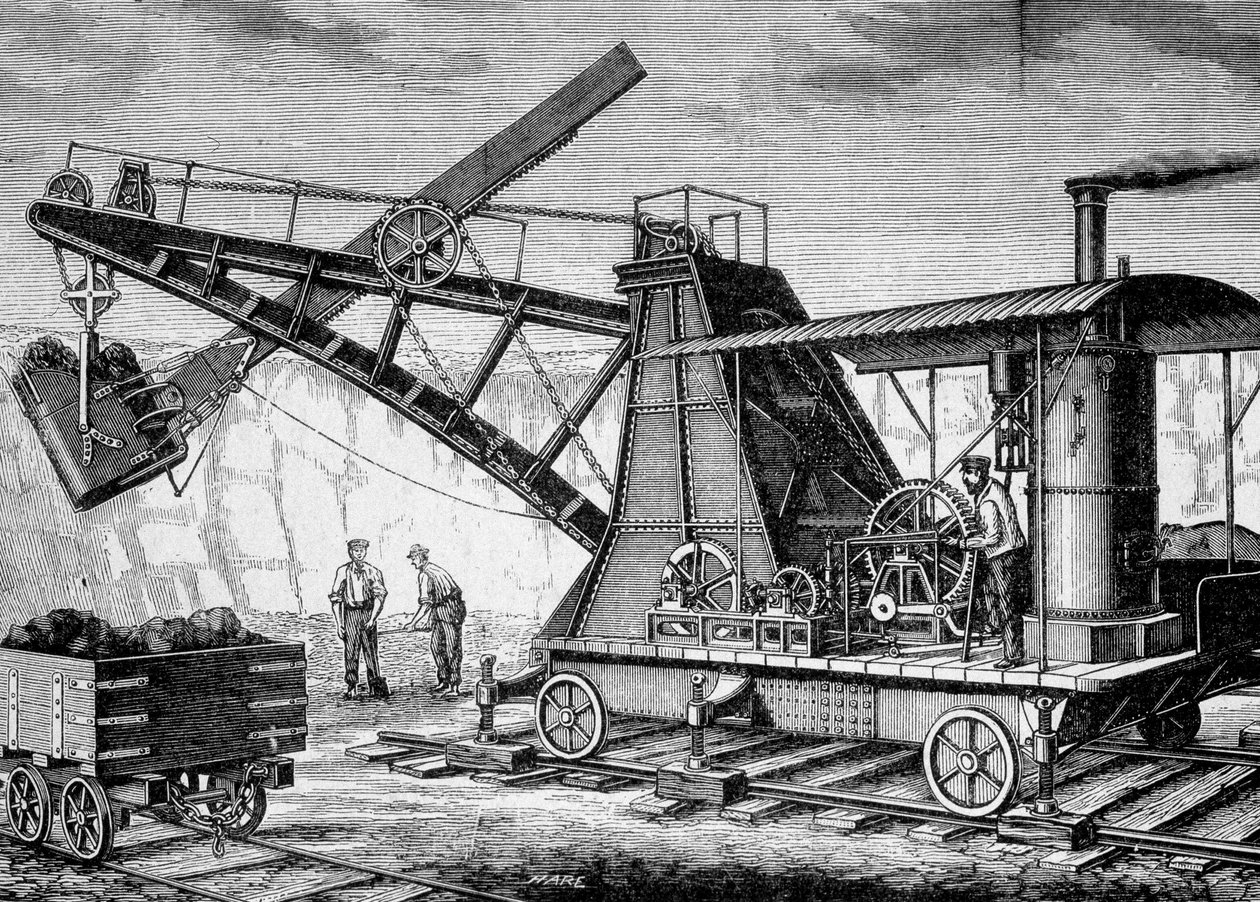 रस्टन और प्रॉक्टर का स्टीम टेरेसियर - "" विज्ञान के एल्बम में; प्रसिद्ध विद्वान; महान खोजें ”” ”1896। द्वारा फ्रेंच स्कूल