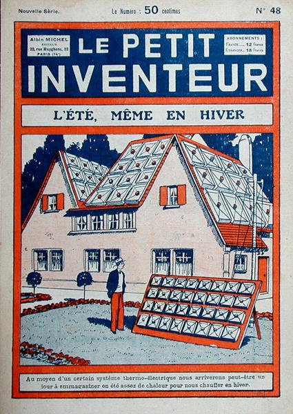 'समर, यहां तक कि सर्दियों के दौरान', 'ले पेटिट इन्वेंटूर' 1929 (रंग लिथो) से चित्रण को कवर करें द्वारा फ्रेंच स्कूल