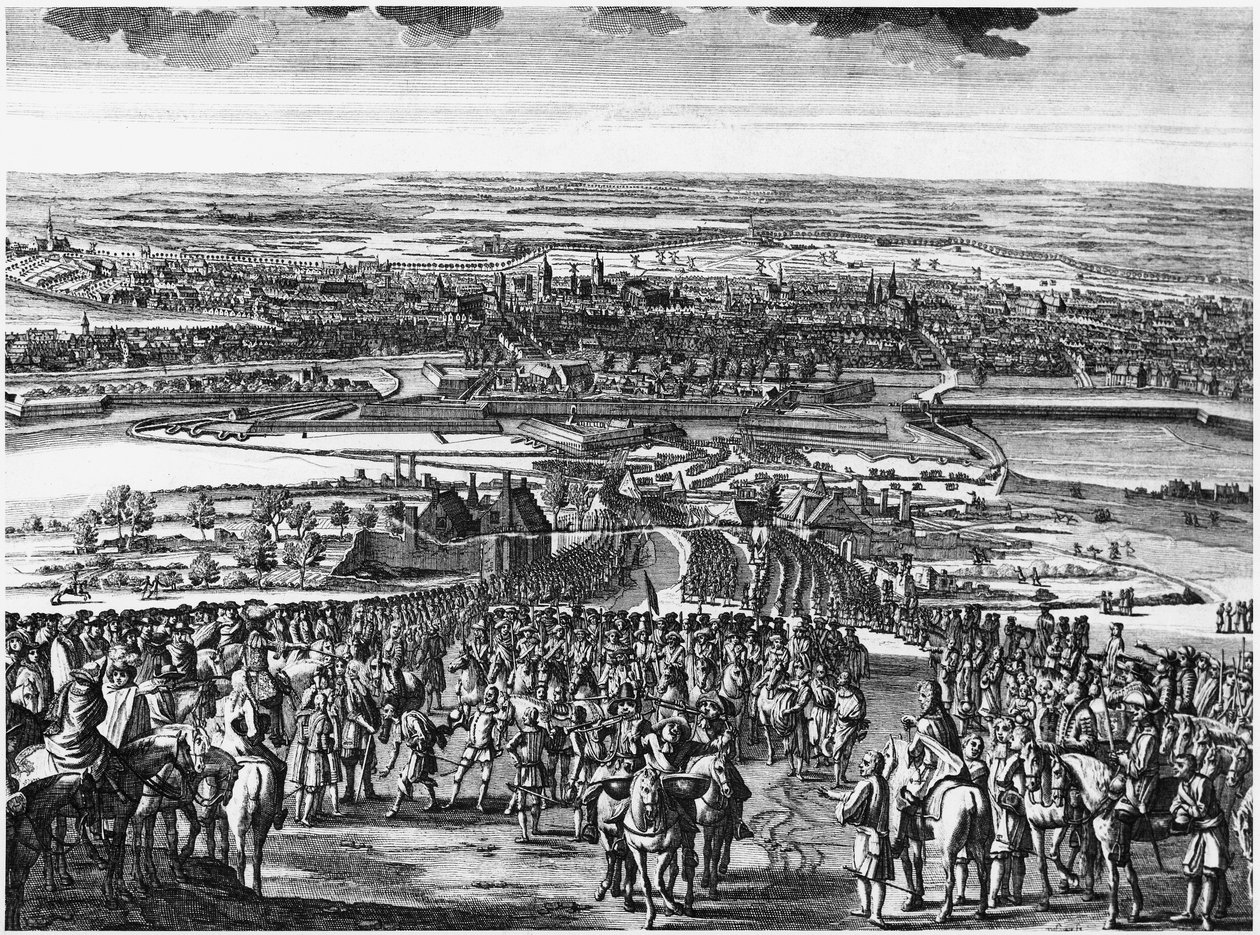 शहर के आत्मसमर्पण और गेन्ट के गढ़, 1678 द्वारा फ्रेंच स्कूल