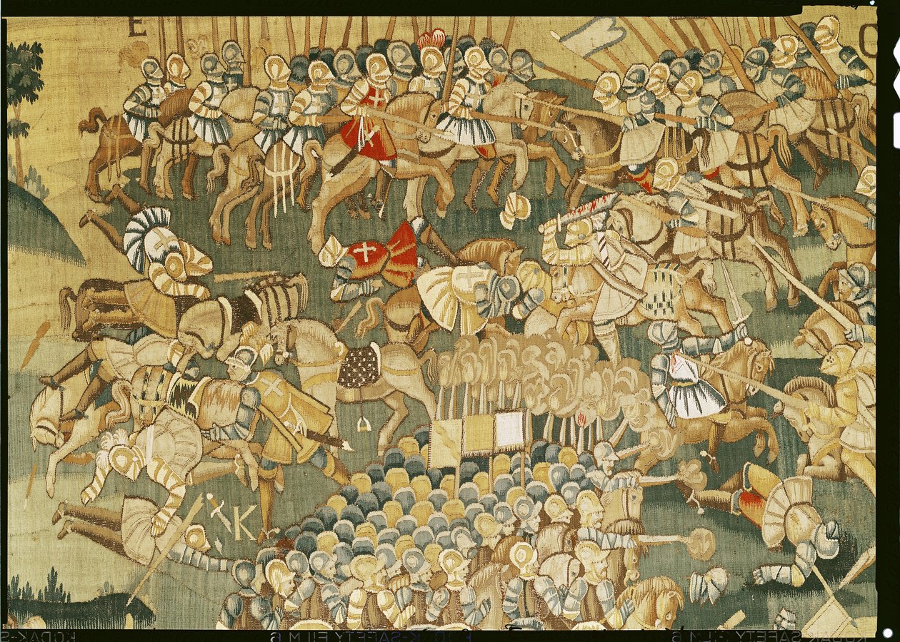जर्नाक की लड़ाई और बोरबॉन के लुई I की हत्या (1530-69) 1570-80 द्वारा फ्रेंच स्कूल