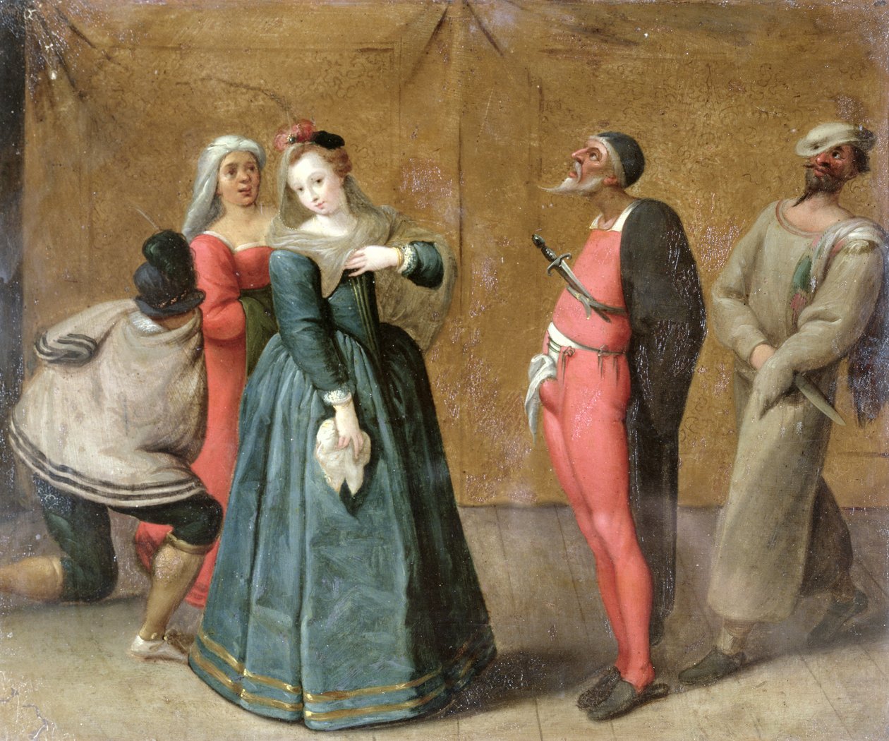 Commedia dellArte कंपनी (231072 भी देखें) द्वारा फ्रेंच स्कूल