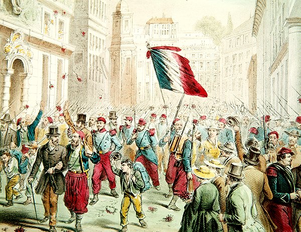 1859 में जेनोआ में प्रवेश करने वाला फ्रांसीसी (रंग उत्कीर्णन) द्वारा फ्रेंच स्कूल