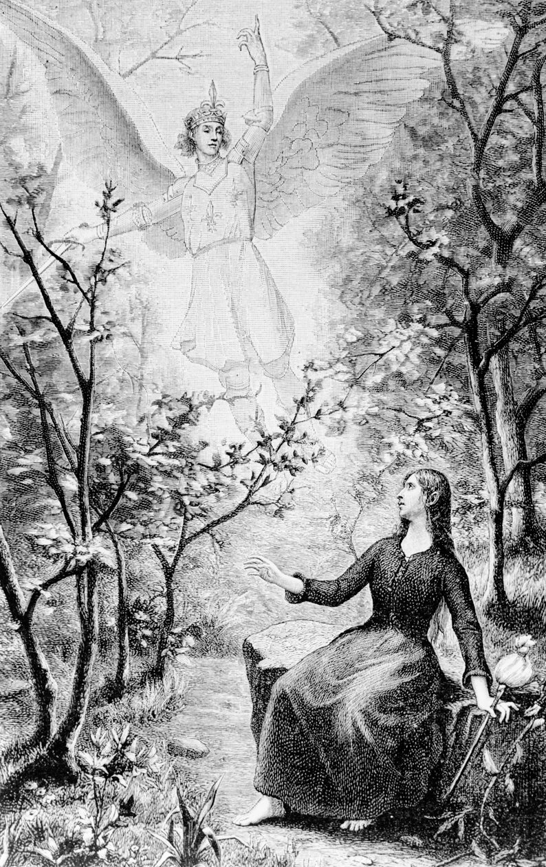 जोन ऑफ आर्क के स्वर्गीय कॉलिंग द्वारा फ्रेंच स्कूल