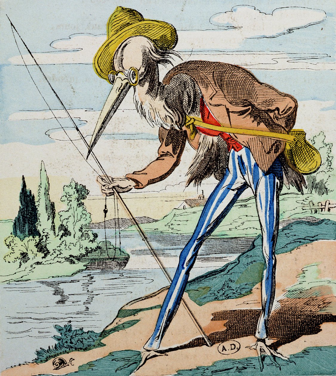 हेबल्स, Fables de la Fontaine से द्वारा फ्रेंच स्कूल