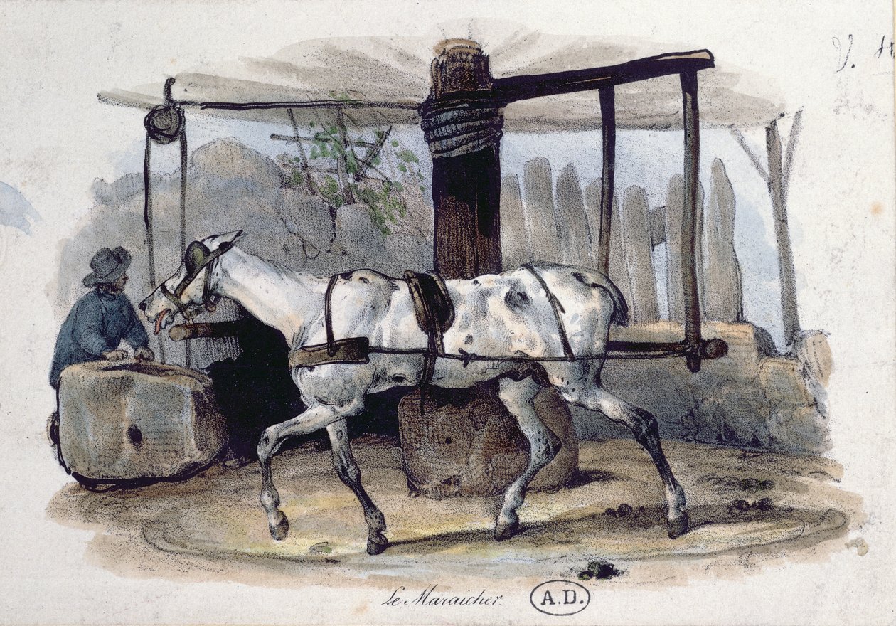 मार्केट माली, 1840 द्वारा फ्रेंच स्कूल