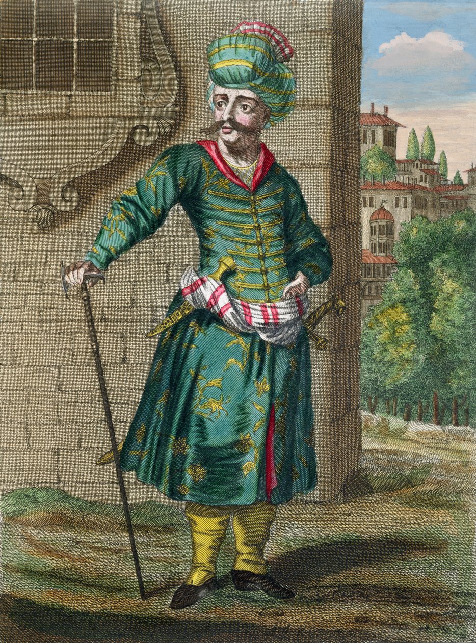 गेरार्ड जीन बैप्टिस्ट स्कॉचिन (1671-1716) 1707-08 द्वारा उत्कीर्ण लेवंत कॉस्टयूम संग्रह से फारसी द्वारा फ्रेंच स्कूल
