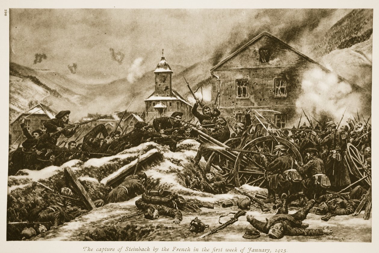 जनवरी, 1915, 1915-19 के पहले सप्ताह में फ्रेंच द्वारा स्टाइनबैक पर कब्जा द्वारा फ्रेंच स्कूल