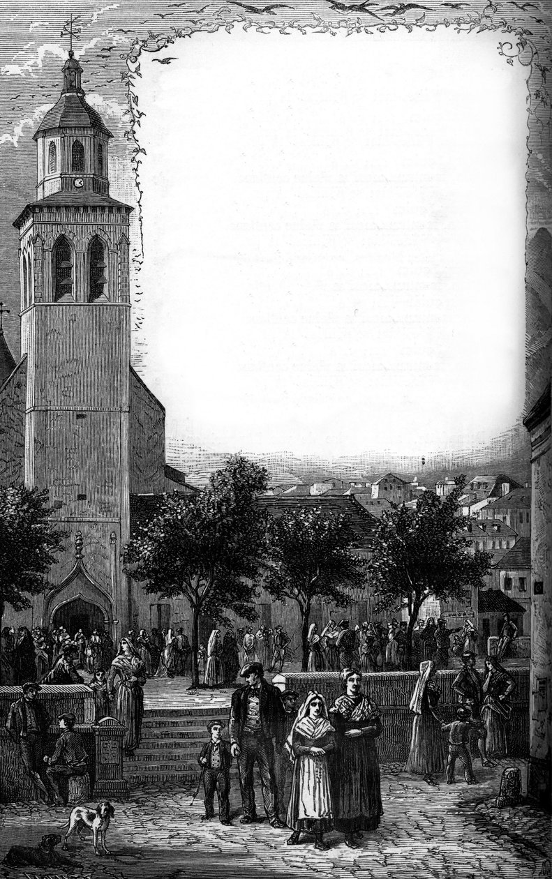 लूर्डेस में बर्नाडेट सोबिरस (1844-1879) का परिवार, हौट्स पाइरेनीस (65) द्वारा फ्रेंच स्कूल