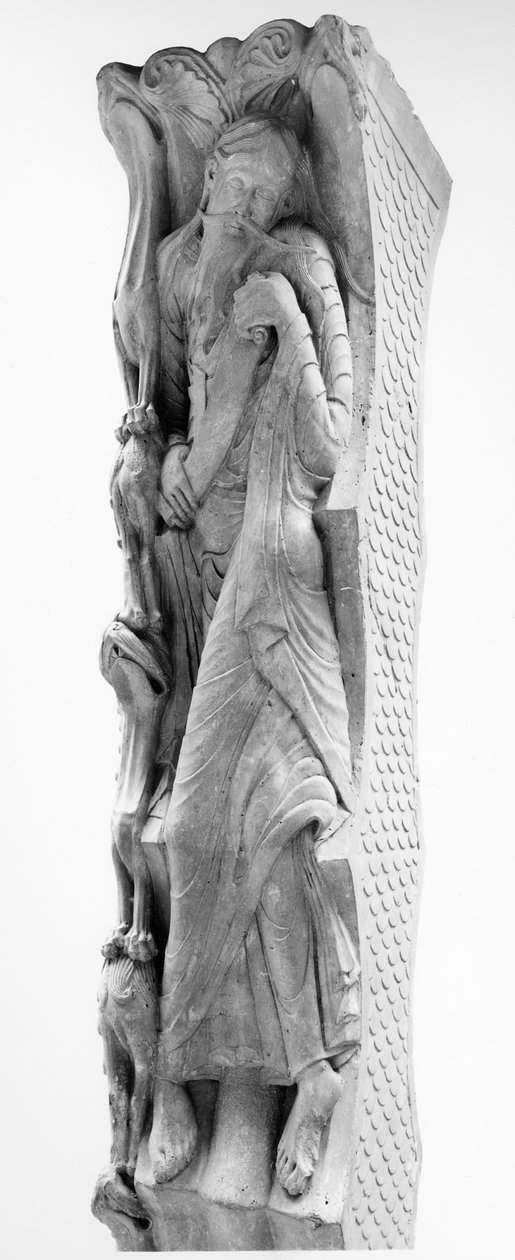 1125 से पहले पैगंबर यिर्मयाह, एक tympanum से विस्तार द्वारा फ्रेंच स्कूल