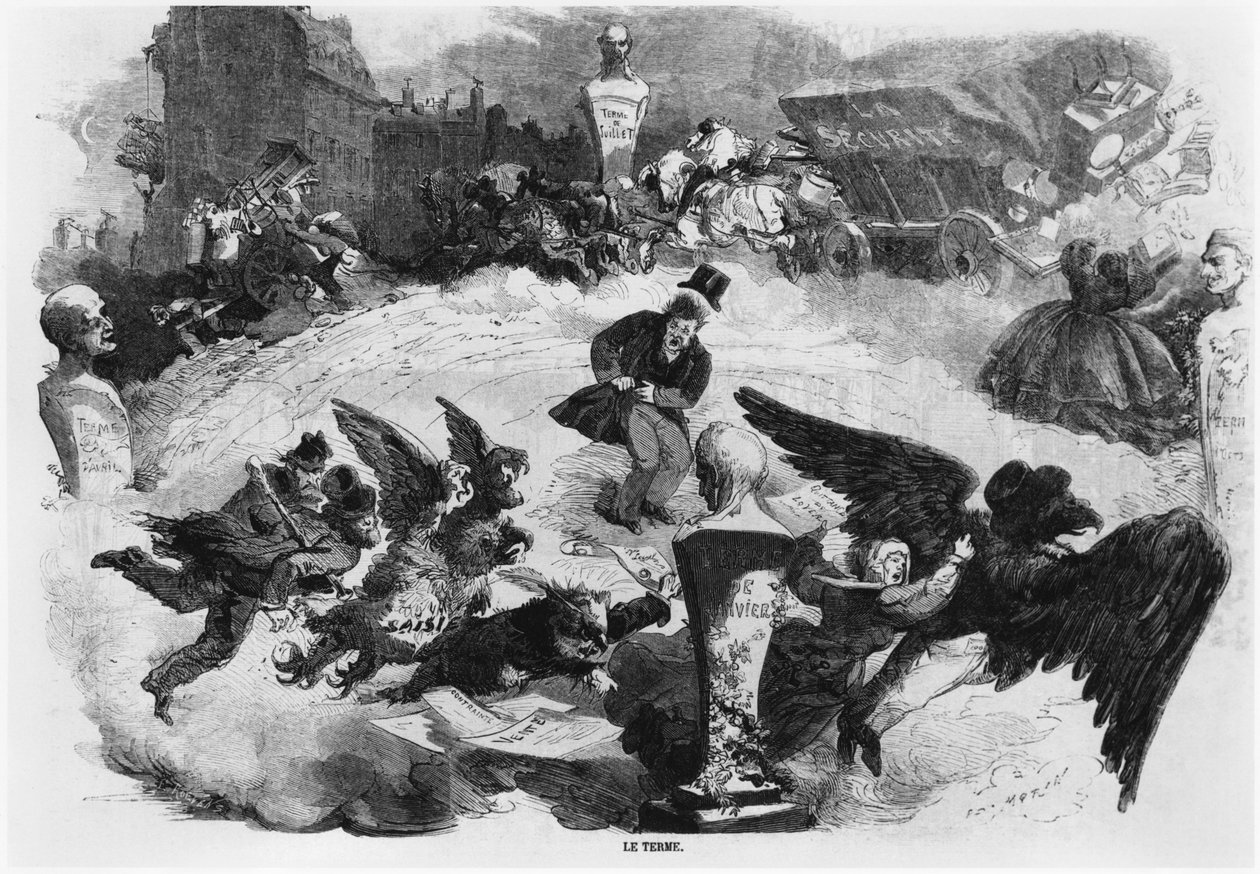 शब्द, c.1860 द्वारा फ्रेंच स्कूल
