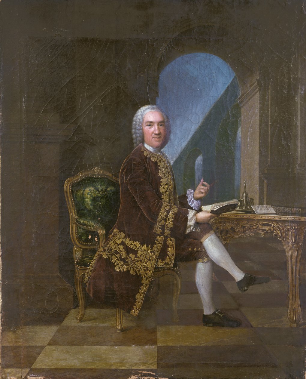 थियोडोर डे चावेंग (या चाविग्नार्ड) (1687-1771) द्वारा फ्रेंच स्कूल