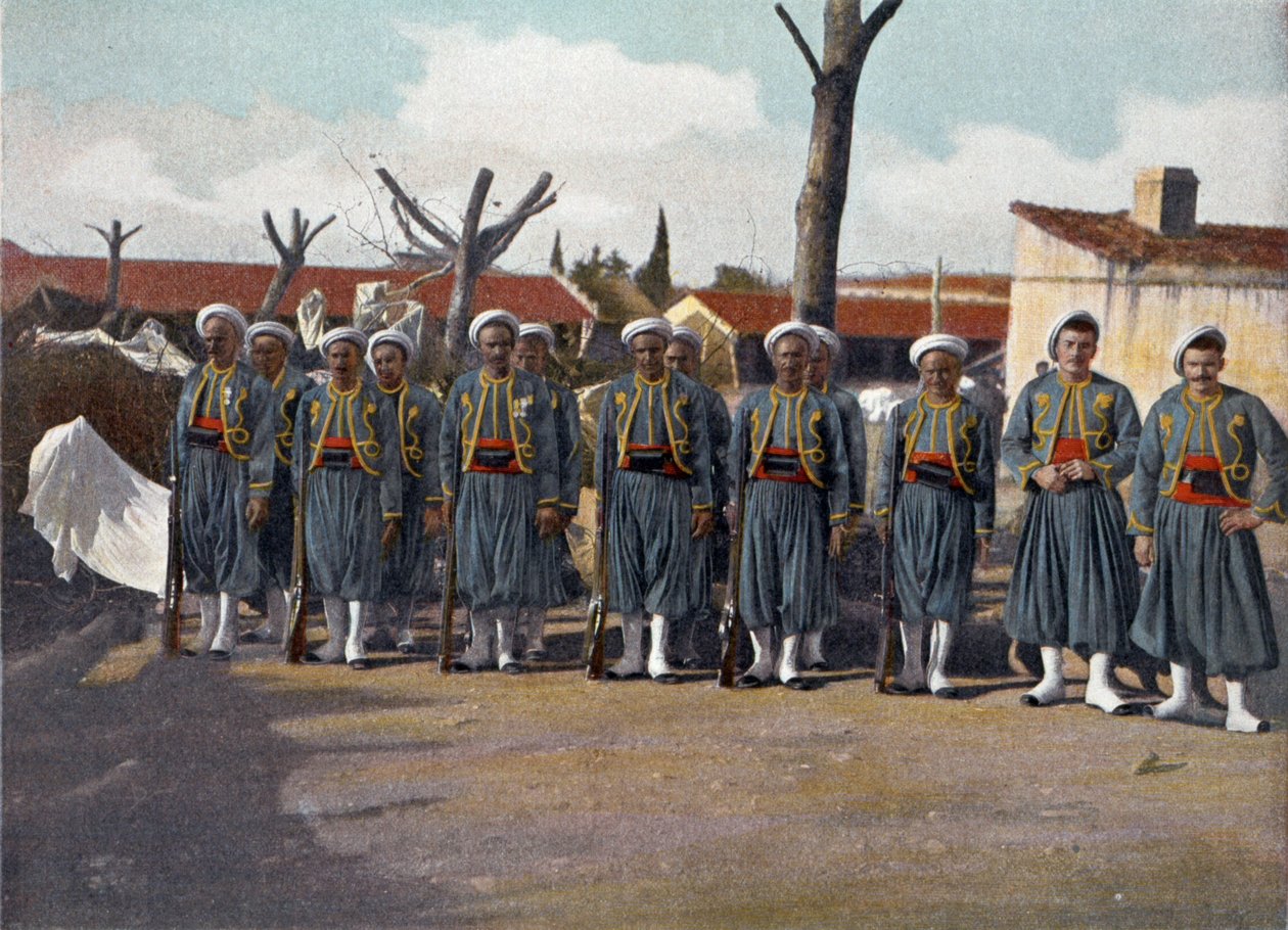 Tirailleurs - "" सैन्य एल्बम "" में द्वारा फ्रेंच स्कूल