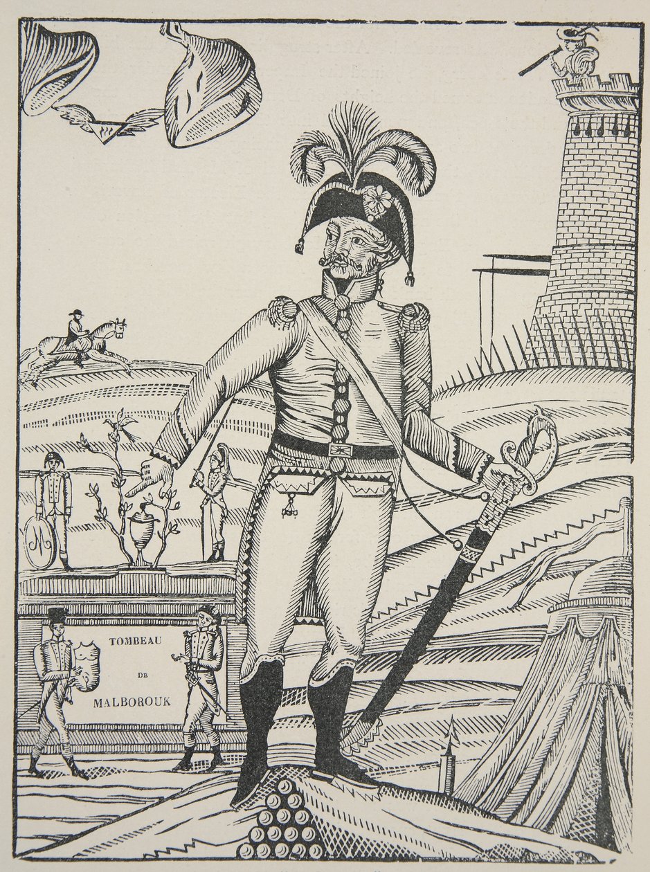 मालबोरुक का मकबरा, c.1722 द्वारा फ्रेंच स्कूल