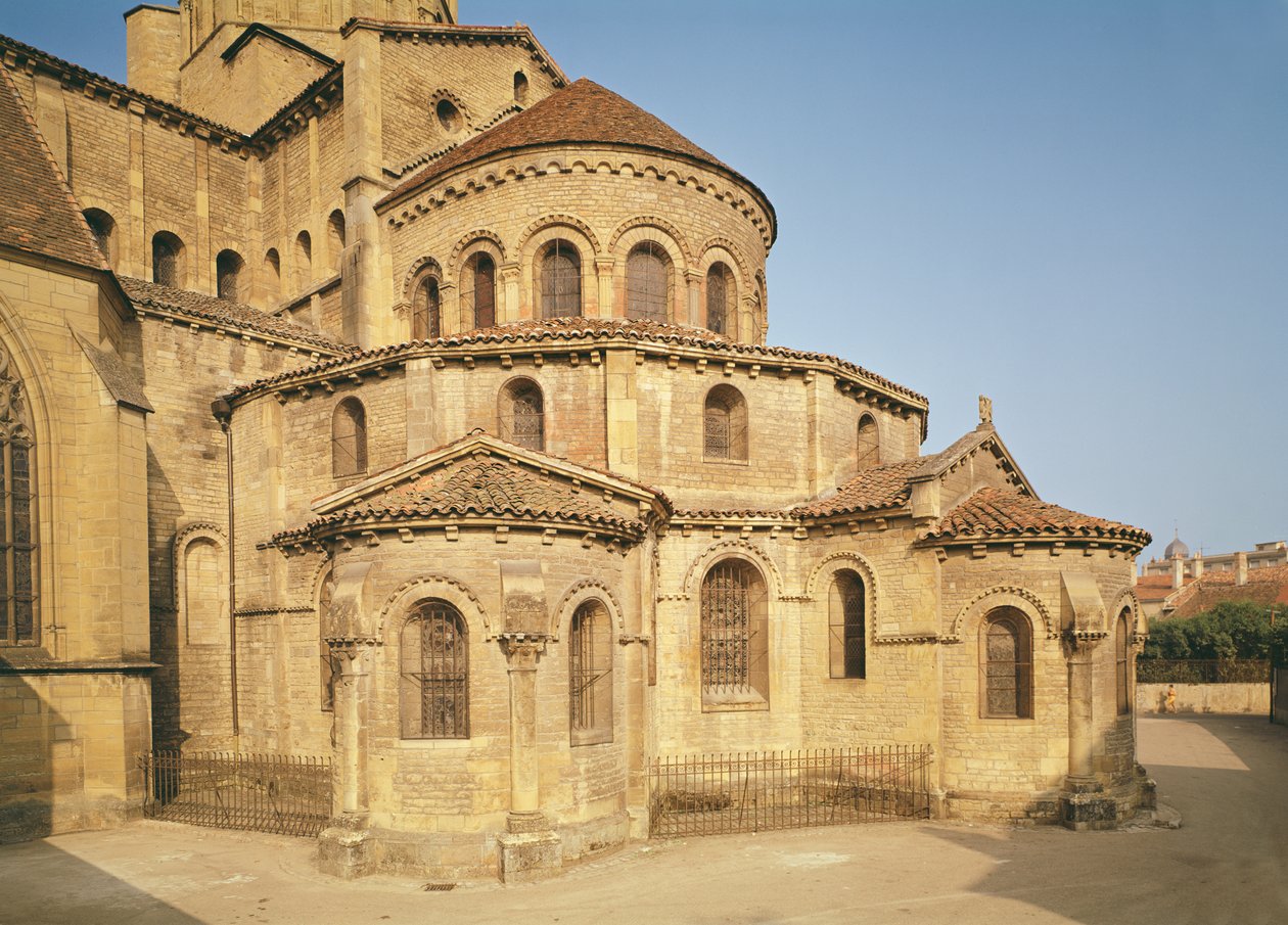 Chevet का दृश्य, Burgundian School द्वारा फ्रेंच स्कूल