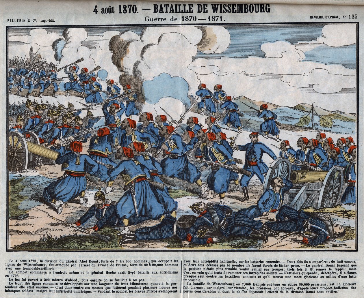 1870 - 1871 का युद्ध: विसमबर्ग की लड़ाई, 4 अगस्त Battle द्वारा फ्रेंच स्कूल